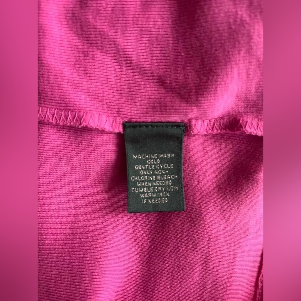 Lauren Ralph Lauren Women’s Pullover Long Sleeve Pink Cotton Top Size PS - Picture 6 of 8